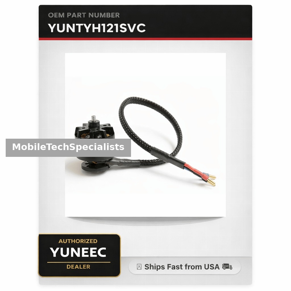 Yuneec Typhoon H motor YUNTYH121SVC OEM replacement for H480 and H Pro drone A B motor tested flight ready