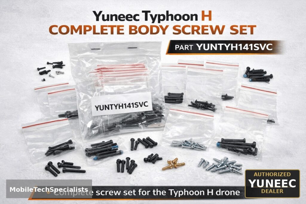 Yuneec Typhoon H complete body screw set YUNTYH141SVC assorted drone replacement screws kit