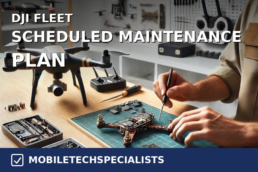 DJI fleet scheduled maintenance plan