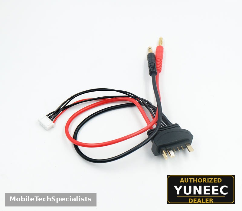 Yuneec Typhoon H drone battery to RC LiPO charger adapter with balance leads wire