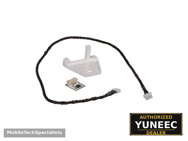 Q500 Compass Module (OEM) YUNQ500111-SVC — OEM Yuneec compass module with wire lead, cover and screws