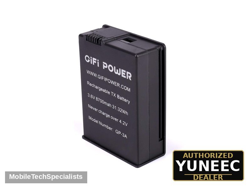 GiFi Power 8700mAh 3.6V replacement battery for the Yuneec ST16S ground station controller